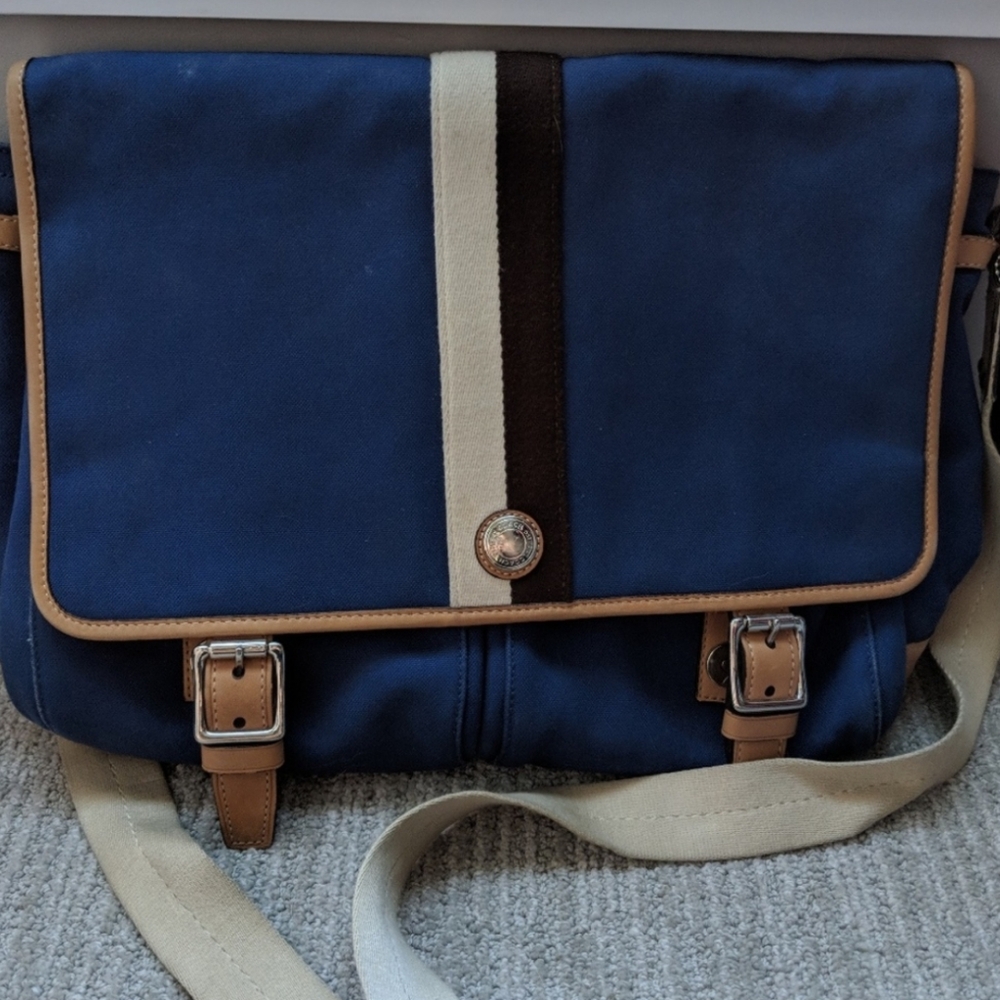 Coach Canvas Messenger Bag
